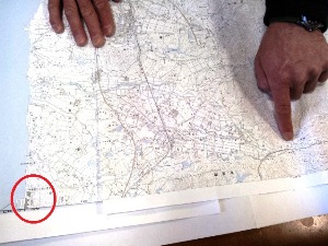地図の写真